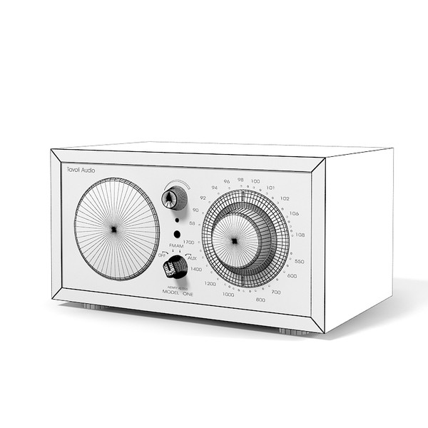 radio 3d model - Model One Radio by archstyle